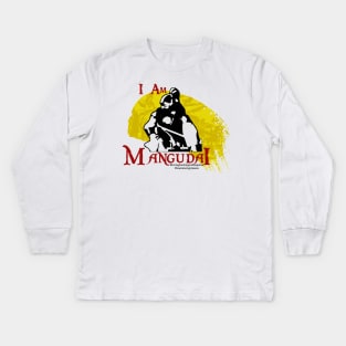 I AM MANGUDAI ver 2- #BRINGBACKAOE CAMPAIGN! Kids Long Sleeve T-Shirt